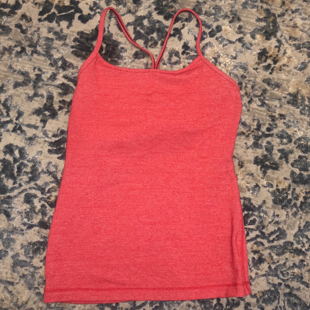 Y strap lululemon workout top